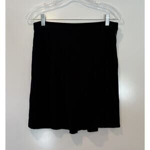 J. Jill Black Faux Wrap Skirt Womens‎ Size 10 (1907)
